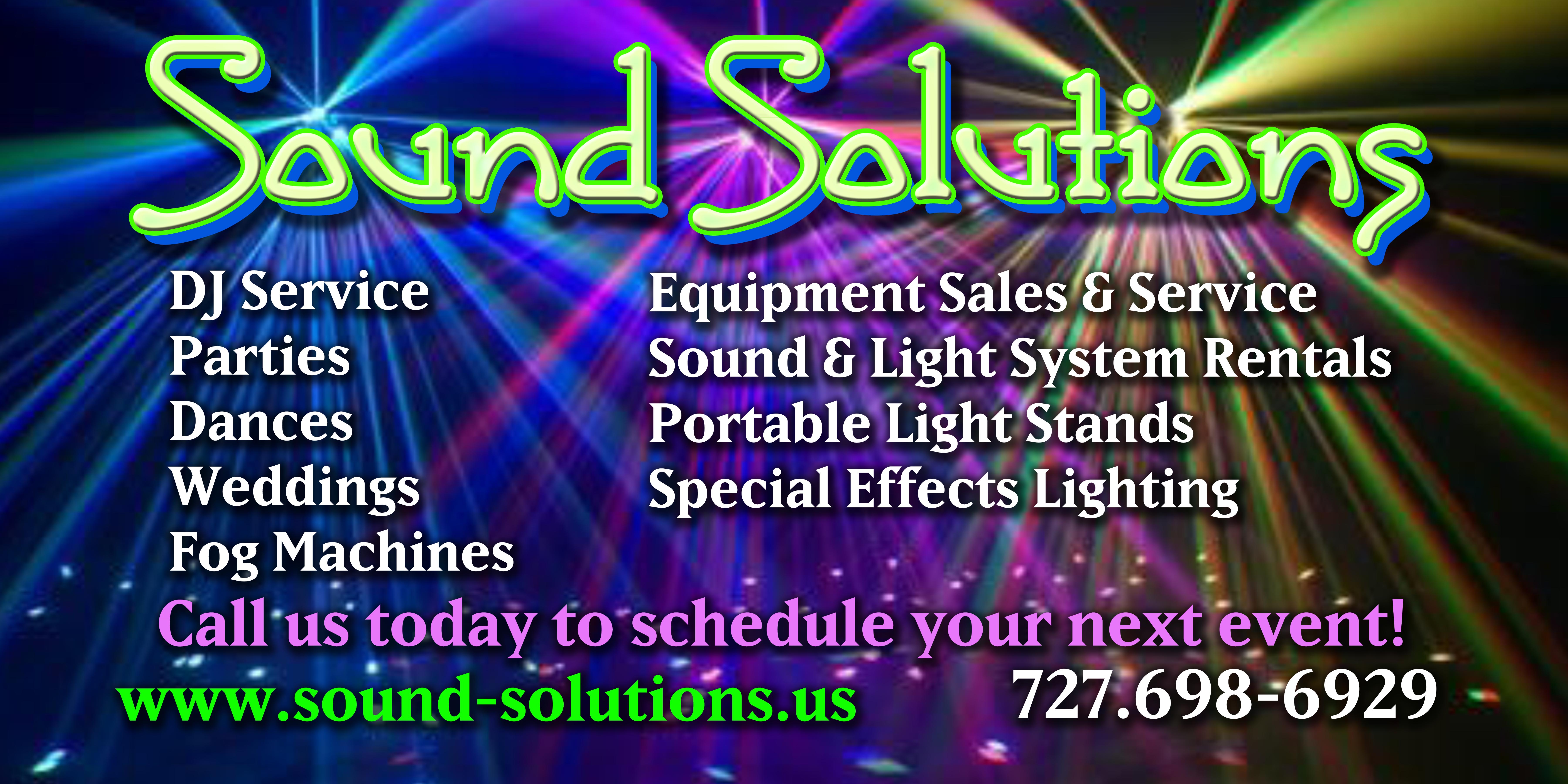 Sound Solutions DJ Services - Tampa - Clearwater FL